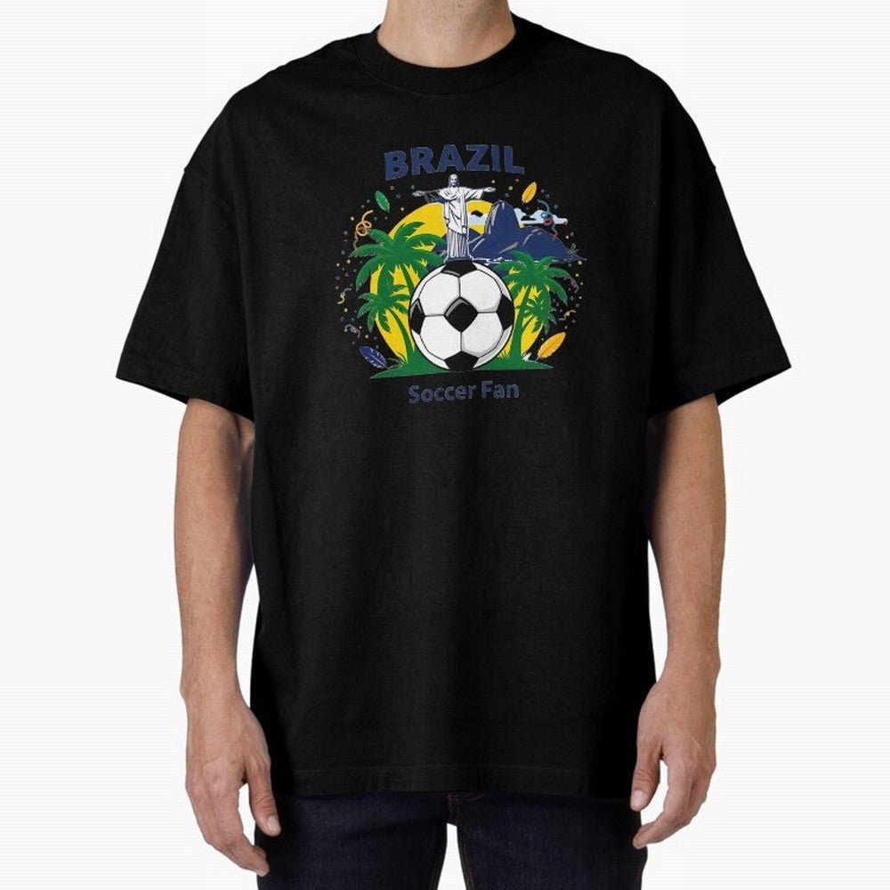 Brazil Soccer Fan T-shirt Classic T-Shirt Capture the FIFA World Cup 2026 Group Stage Journey through Neymar, Haaland and Cristiano Ronaldo Highlights, Brazil Pride, Stadium Memories, Football Loyalty, International Chants and Championship