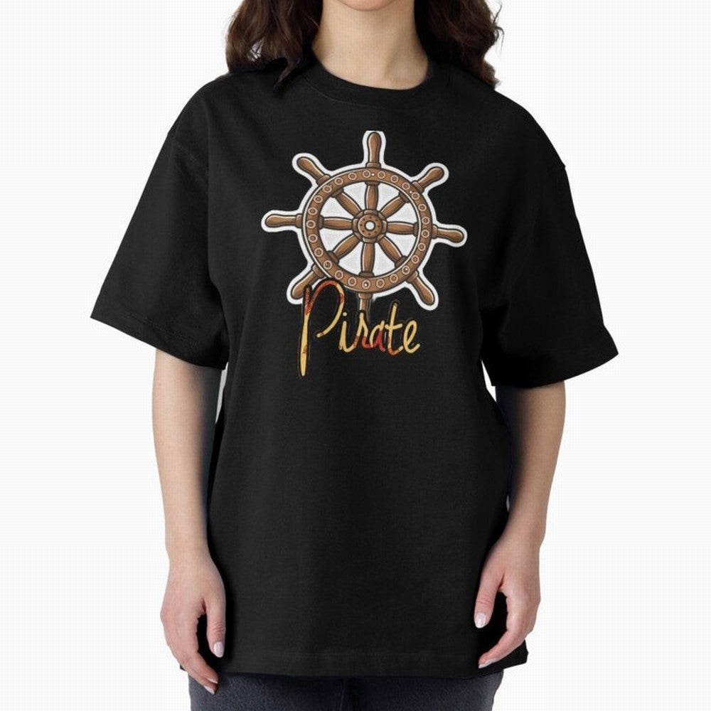 pirate, steering wheel, wheel, pirates of the Caribbean, Brandon brown, wooden, fashionista pop art, neymar jr art, Oversized T-Shirt Honor Champions and Dreams in Global Football Passion for FIFA World Cup 2026, Inspired by Cristiano Ronaldo,
