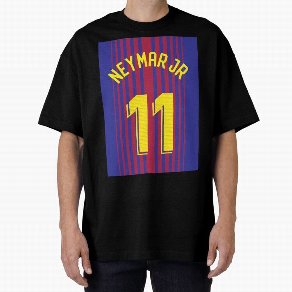 NEYMAR JR FOOTBALL SOCCER JERSEY BARCELONA Oversized T-Shirt Fuel the Hype around the FIFA World Cup 2026 Group Stage Journey through Mbappe and Neymar Highlights, England, France and Netherlands Pride, Soccer Culture, Superstar Moments, National
