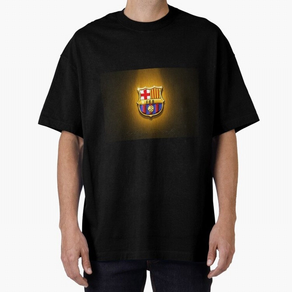 barcelona Oversized T-Shirt Share the FIFA World Cup 2026 USA Canada Mexico Journey through CR7 and Messi Highlights, Portugal, Spain and Germany Pride, Stadium Memories, Football Loyalty, International Chants and Championship Tradition; Made for