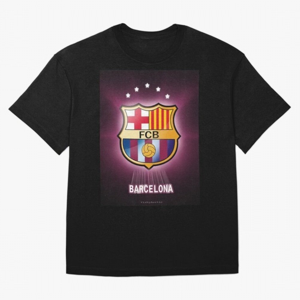barcelona Oversized T-Shirt Celebrate the Road through FIFA World Cup 2026 Celebrating Messi, Argentina and Brazil Energy, Stadium Chants, National Pride, Trophy Dreams and Unforgettable Football Memories; Made for Collectors Who Enjoy Iconic