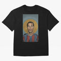 ronaldinho Oversized T-Shirt Celebrate the Magic of FIFA World Cup 2026 Driven by CR7 and Messi, Portugal, Spain and Germany Energy, Soccer Culture, Superstar Moments, National Team Dreams and Competitive Fire; Created for Match Day Parties, Soccer