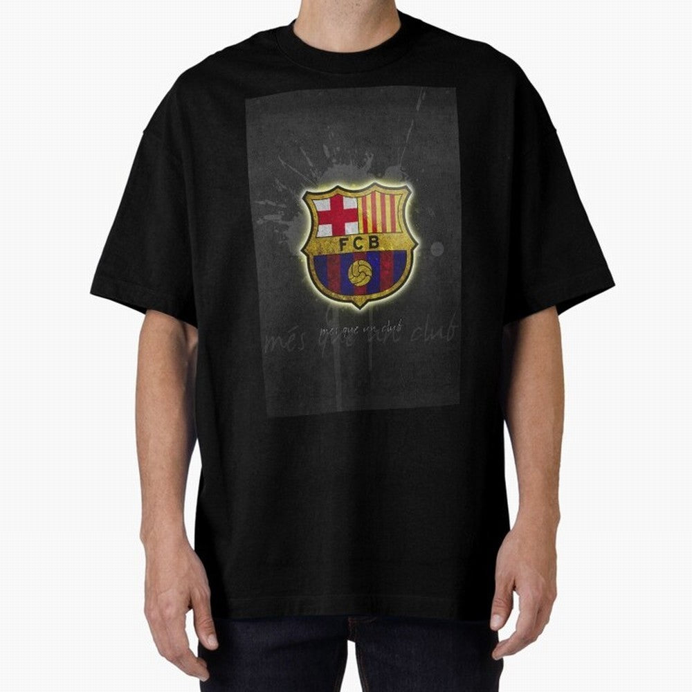 barcelona Oversized T-Shirt Support the FIFA World Cup 2026 Journey through Haaland and Mbappe Highlights, France and Portugal Pride, Supporter Pride, Iconic Celebrations, Legendary Names and Global Match Day Energy; Made for Collectors Who Enjoy