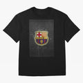 barcelona Oversized T-Shirt Support the FIFA World Cup 2026 Journey through Haaland and Mbappe Highlights, France and Portugal Pride, Supporter Pride, Iconic Celebrations, Legendary Names and Global Match Day Energy; Made for Collectors Who Enjoy