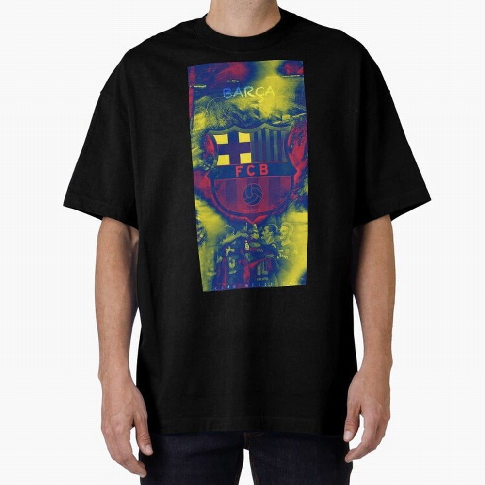 barcelona Oversized T-Shirt Remember the FIFA World Cup 2026 Journey through CR7 Highlights, Argentina Pride, Football Passion, Legendary Performances, Festival Vibes and Supporter Community; Made for Collectors Who Enjoy Iconic Players, Country