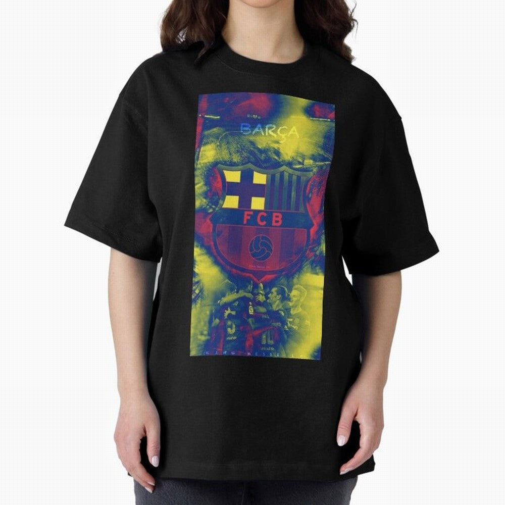 barcelona Oversized T-Shirt Remember the FIFA World Cup 2026 Journey through CR7 Highlights, Argentina Pride, Football Passion, Legendary Performances, Festival Vibes and Supporter Community; Made for Collectors Who Enjoy Iconic Players, Country