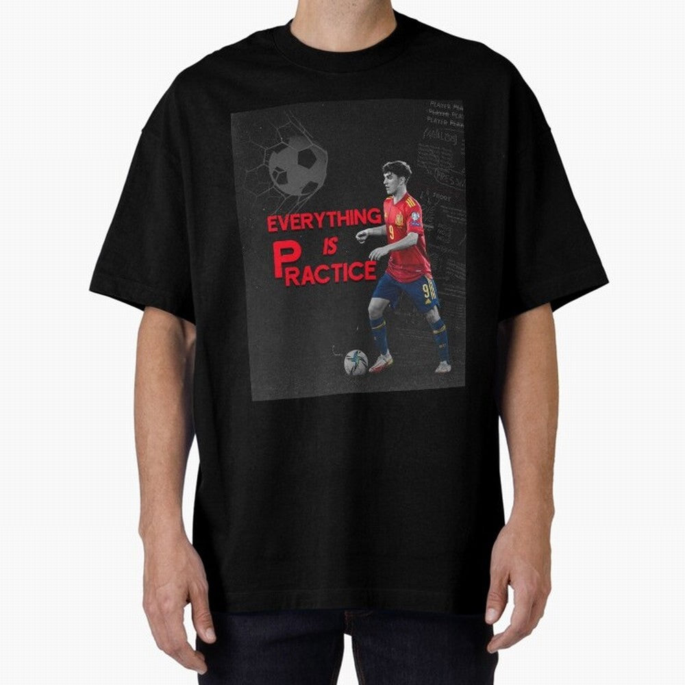 Pablo Gavi Oversized T-Shirt Support Iconic Players in FIFA World Cup 2026 Group Stage Spirit, Inspired by Spain, Messi, Neymar and Mbappe, Supporter Pride, Iconic Celebrations, Legendary Names and Global Match Day Energy; Made for Die Hard