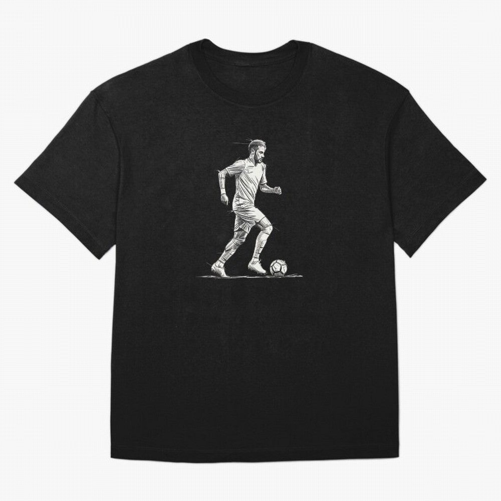 Neymar Jr. - The Dribble King Sketch Classic T-Shirt Discover FIFA World Cup 2026 USA Canada Mexico Spirit, Centered on France and Portugal, Messi and Cristiano Ronaldo, Global Supporter Spirit, Legendary Goals, National Colors and Tournament