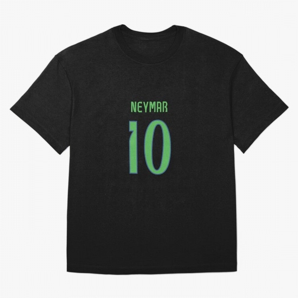 Neymar Jr Brazil Home Jersey 2024 Classic T-Shirt Stand with the FIFA World Cup 2026 USA Canada Mexico Journey through CR7 and Messi Highlights, Portugal Pride, Soccer Culture, Superstar Moments, National Team Dreams and Competitive Fire; Great for