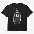 Neymar Jr Black and White Version Oversized T-Shirt Upgrade FIFA World Cup 2026 Connected to CR7, England Energy, Classic Soccer Heritage, Championship Pressure, Fan Loyalty and International Pride; Perfect for People Who Love Argentina, Brazil,