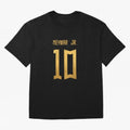 Copy of Neymar Jr Brazil Jersey 2023 Oversized T-Shirt Bring Bold Fan Energy to FIFA World Cup 2026 USA Canada Mexico for Fans of CR7 and Spain, Bringing Football History, Final Match Energy, Crowd Noise and Once in a Lifetime Moments; Ideal for