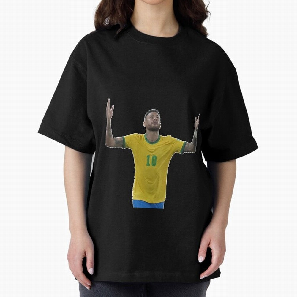 Neymar Jr. - Football Superstar Oversized T-Shirt Enjoy the Biggest Football Party of FIFA World Cup 2026 Group Stage Spirit, with Netherlands, CR7 and Messi, Tournament Hype, Historic Matchups, Family Viewing Parties and Global Sports Pride;