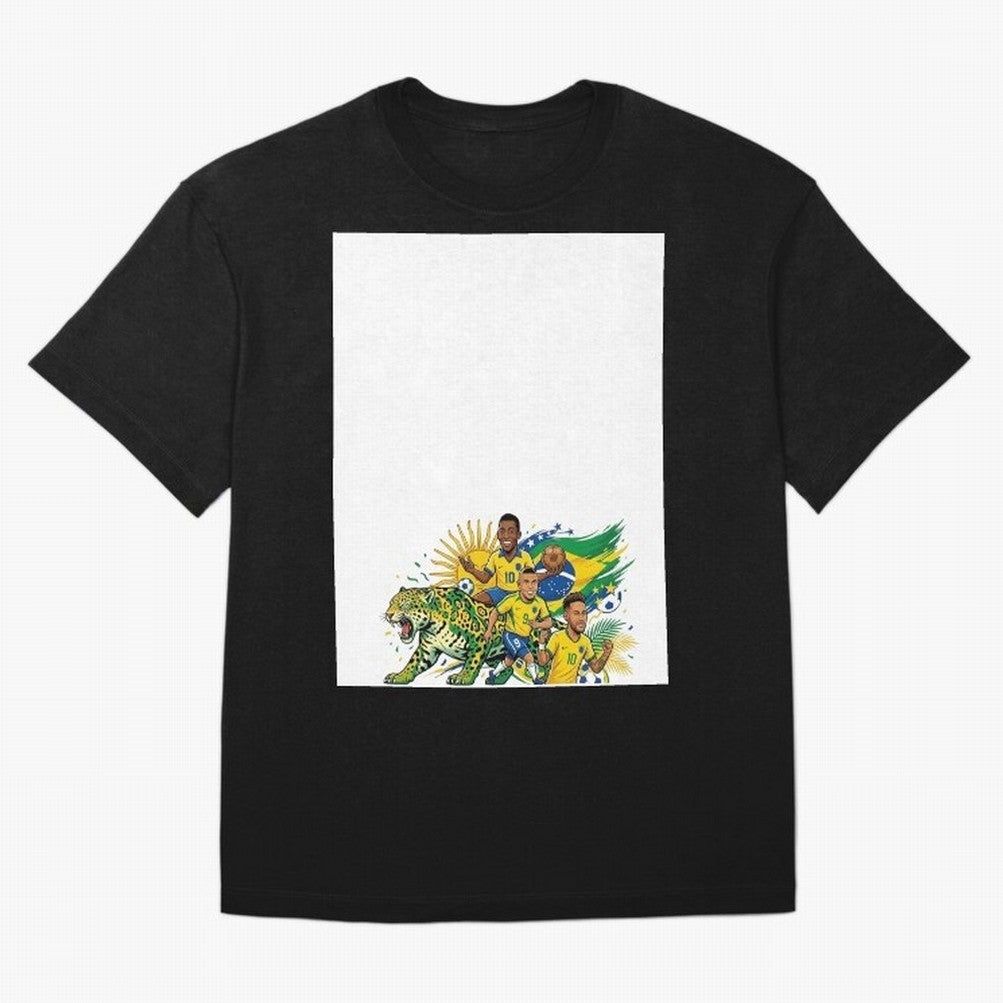 Unleash the spirit of the Sele??o! ? Graphic T-Shirt Stand Out with Spirit from FIFA World Cup 2026 USA Canada Mexico for Fans of CR7 and England and Germany, Bringing Football Passion, Legendary Performances, Festival Vibes and Supporter