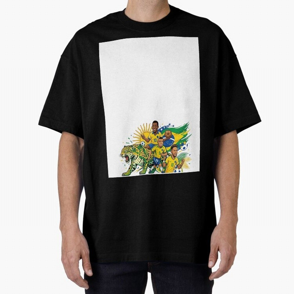 Unleash the spirit of the Sele??o! ? Graphic T-Shirt Stand Out with Spirit from FIFA World Cup 2026 USA Canada Mexico for Fans of CR7 and England and Germany, Bringing Football Passion, Legendary Performances, Festival Vibes and Supporter