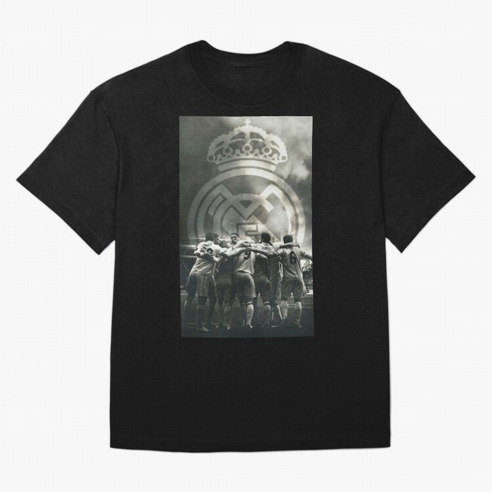 King Madrid Premium T-Shirt Follow the Road to Match Day Hype around FIFA World Cup 2026 USA Canada Mexico, CR7 and Messi, Netherlands, Sports Nostalgia, International Competition, Famous Players and Unforgettable Victories; Ideal for Football