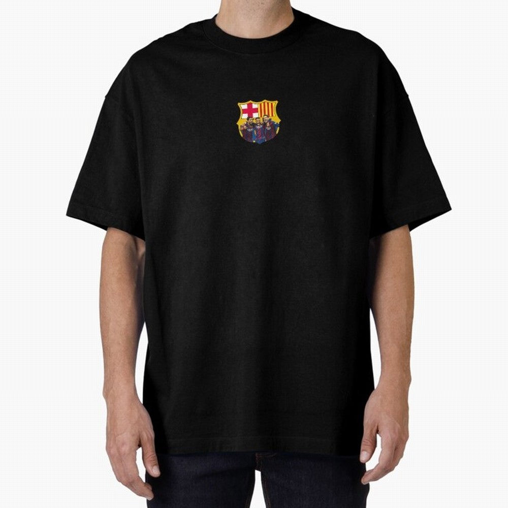 Barcelona logo, Massi, Neymar and Suar Premium T-Shirt Keep the Match Day Mood of FIFA World Cup 2026 Group Stage for Fans of Neymar and France, Bringing Retro Football Energy, Iconic Rivalries, Trophy Chase Drama and Stadium Atmosphere; Made for