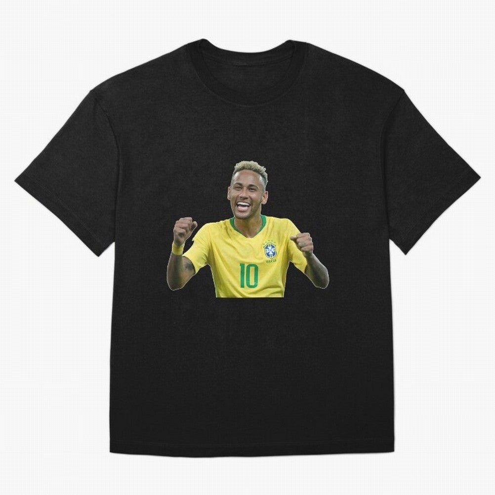 Neymar JR Cheering Premium T-Shirt Represent Football Lovers during Global Football Passion for FIFA World Cup 2026 Group Stage, Filled with Haaland, England, Stadium Memories, Football Loyalty, International Chants and Championship Tradition;
