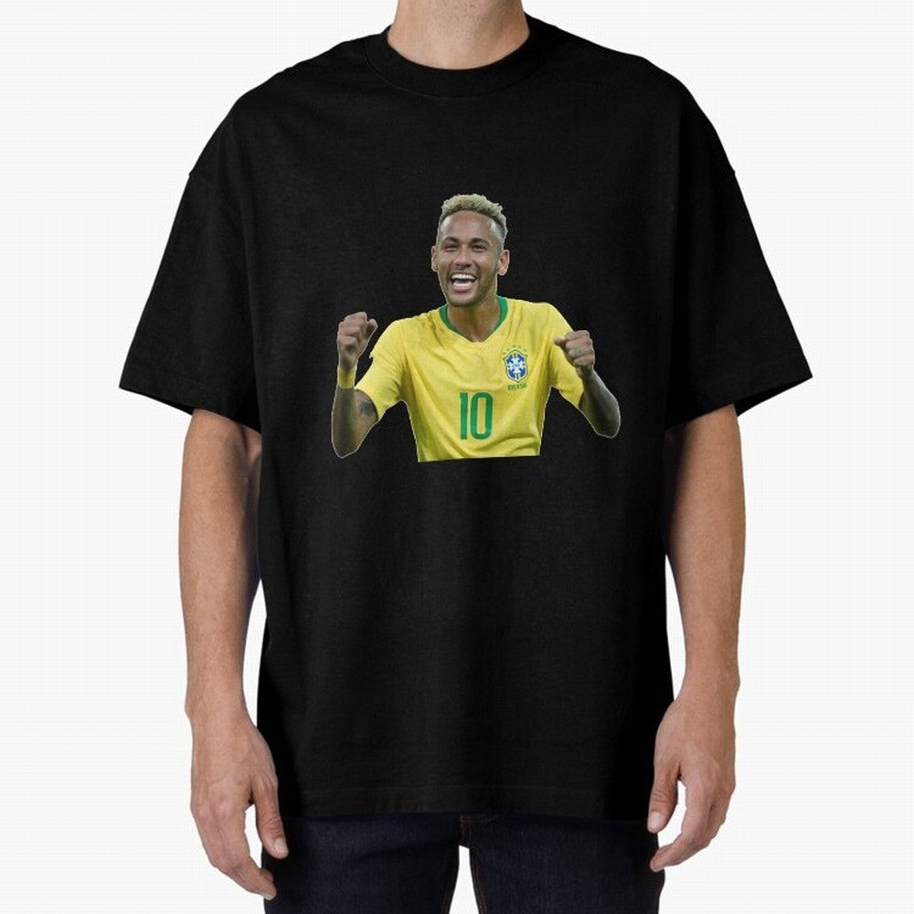 Neymar JR Cheering Premium T-Shirt Represent Football Lovers during Global Football Passion for FIFA World Cup 2026 Group Stage, Filled with Haaland, England, Stadium Memories, Football Loyalty, International Chants and Championship Tradition;
