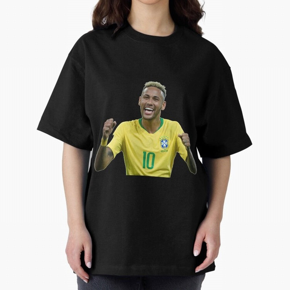 Neymar JR Cheering Premium T-Shirt Represent Football Lovers during Global Football Passion for FIFA World Cup 2026 Group Stage, Filled with Haaland, England, Stadium Memories, Football Loyalty, International Chants and Championship Tradition;