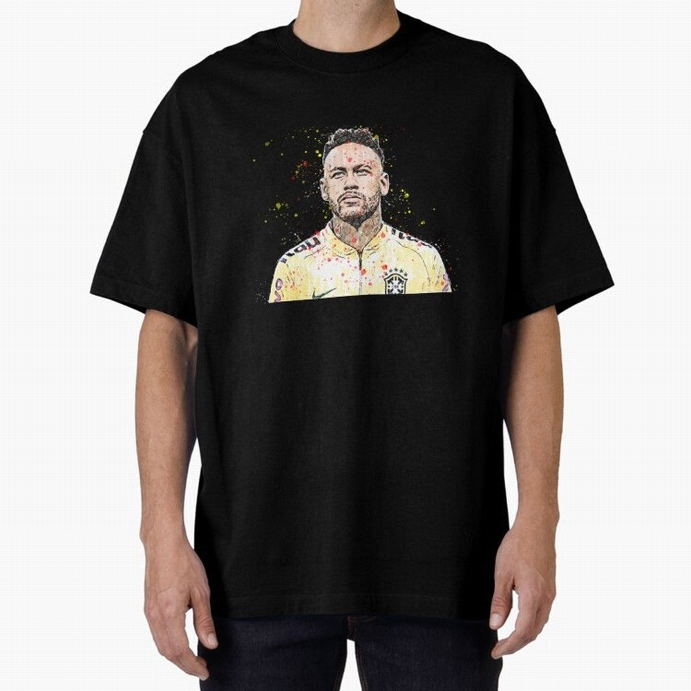 Neymar Neymar Oversized T-Shirt Celebrate Every Goal in FIFA World Cup 2026 for Fans of Mbappe and Neymar and France, Bringing Tournament Hype, Historic Matchups, Family Viewing Parties and Global Sports Pride; Made for Collectors Who Enjoy Iconic