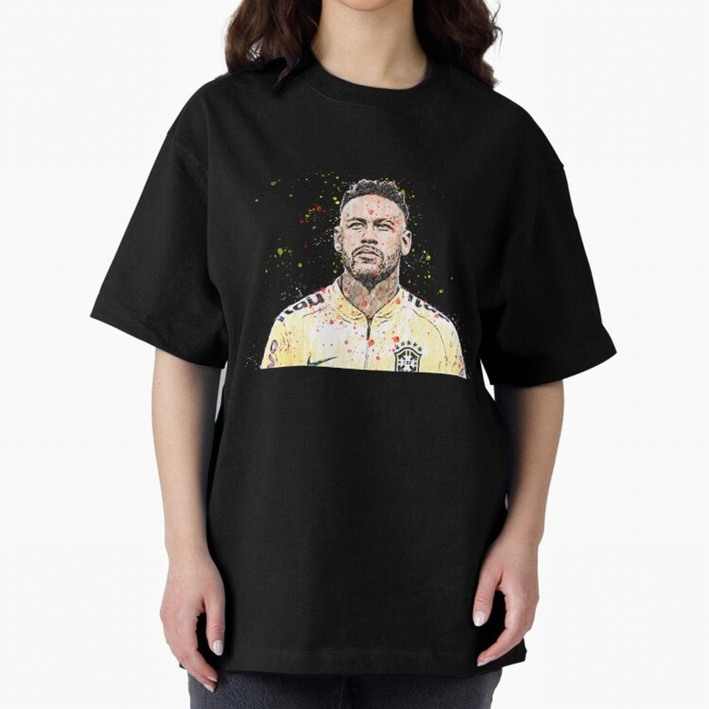 Neymar Neymar Oversized T-Shirt Celebrate Every Goal in FIFA World Cup 2026 for Fans of Mbappe and Neymar and France, Bringing Tournament Hype, Historic Matchups, Family Viewing Parties and Global Sports Pride; Made for Collectors Who Enjoy Iconic