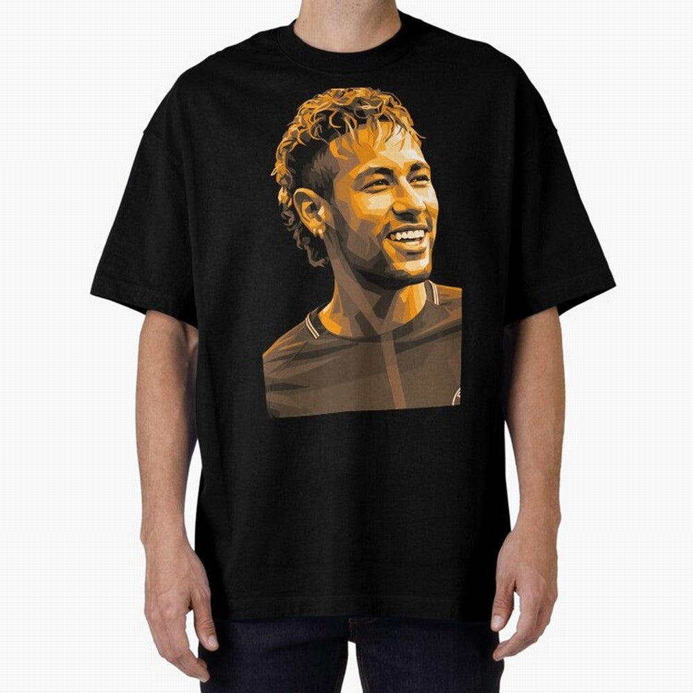 Neymar Oversized T-Shirt Carry the Dream of Global Football Passion for FIFA World Cup 2026, Centered on Messi, Neymar and Mbappe, Argentina and Brazil, Fan Favorite Moments, National Team Passion, Big Match Drama and Soccer History; Great for