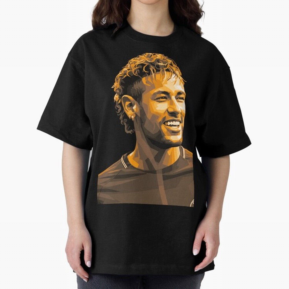 Neymar Oversized T-Shirt Carry the Dream of Global Football Passion for FIFA World Cup 2026, Centered on Messi, Neymar and Mbappe, Argentina and Brazil, Fan Favorite Moments, National Team Passion, Big Match Drama and Soccer History; Great for