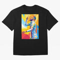 Neymar Pop Art Oversized T-Shirt Bring a Vintage Feel to FIFA World Cup 2026 Spirit, Featuring France and Portugal, Messi, CR7 and Mbappe, Football History, Final Match Energy, Crowd Noise and Once in a Lifetime Moments; Perfect for Fans,