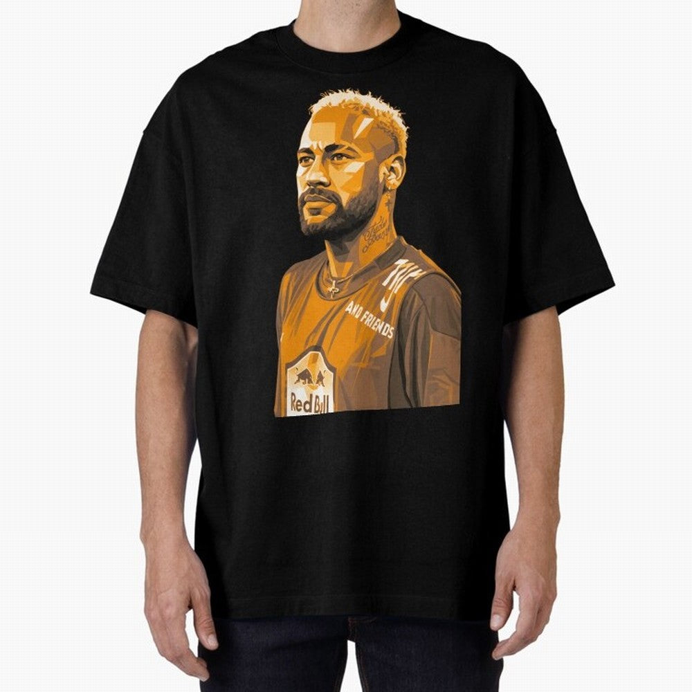 Neymar Oversized T-Shirt Bring Legendary Rivalry Energy to FIFA World Cup 2026 Inspired by CR7 and Messi, England, France and Netherlands Energy, Fan Favorite Moments, National Team Passion, Big Match Drama and Soccer History; Great for Supporters