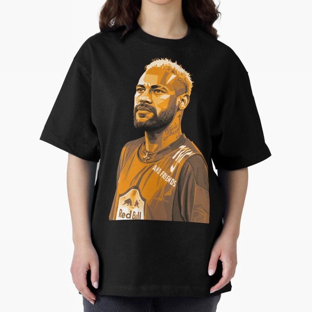 Neymar Oversized T-Shirt Bring Legendary Rivalry Energy to FIFA World Cup 2026 Inspired by CR7 and Messi, England, France and Netherlands Energy, Fan Favorite Moments, National Team Passion, Big Match Drama and Soccer History; Great for Supporters