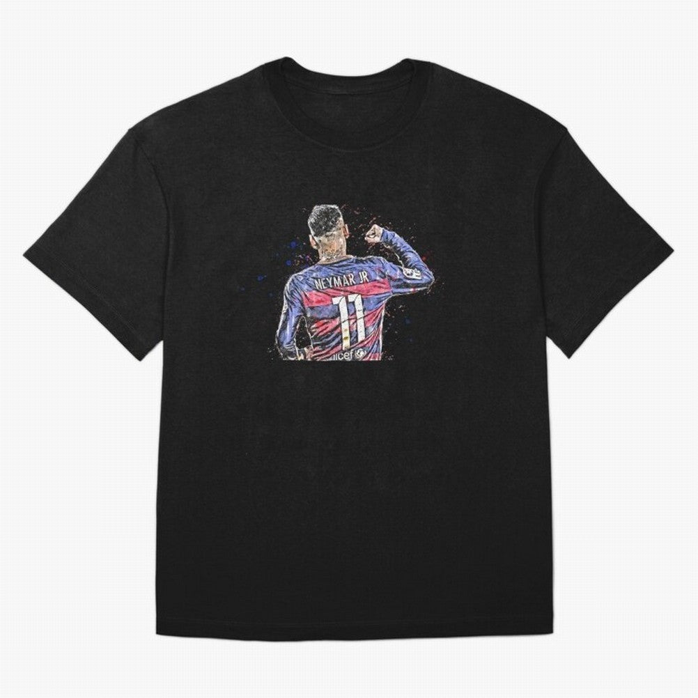 Neymar Neymar Oversized T-Shirt Wear the Spirit of Match Day Hype around FIFA World Cup 2026 USA Canada Mexico, Haaland, Portugal, Spain and Germany, Vintage Soccer Flavor, Modern Football Stars, National Flags and Final Night Emotion; Made for