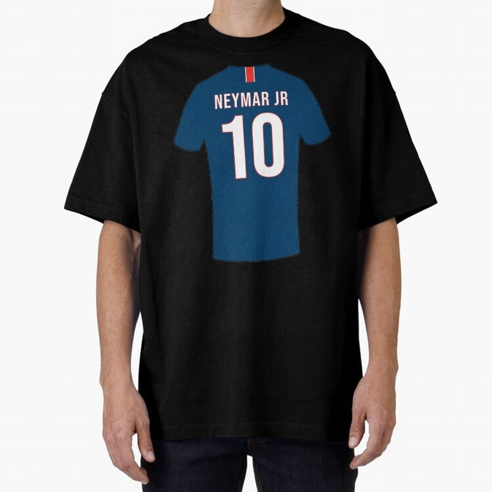 Neymar football jersey Oversized T-Shirt Feel the Trophy Chase of the FIFA World Cup 2026 Journey through Messi Highlights, Brazil Pride, Football Festival Excitement, Trophy Ambitions, Country Rivalries and Star Player Buzz; Ideal for Passionate