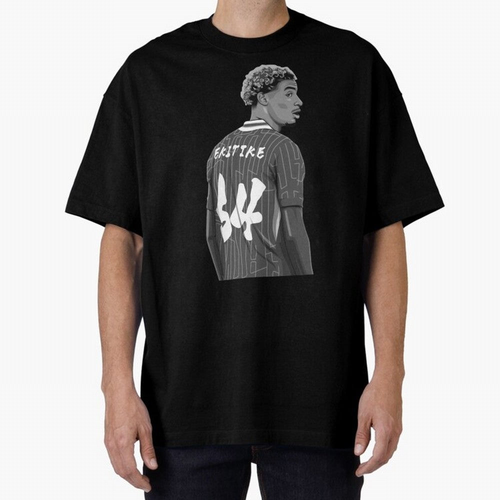Hugo Ekitike Black and White Version Classic T-Shirt Show Support during FIFA World Cup 2026 USA Canada Mexico Filled with Mbappe, Portugal Energy, Stadium Chants, National Pride, Trophy Dreams and Unforgettable Football Memories; Great for Watch