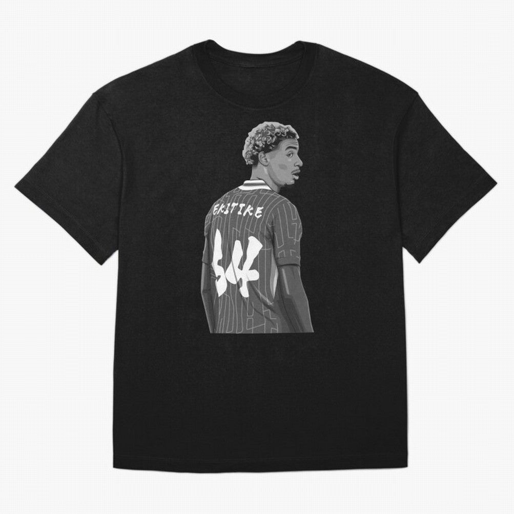 Hugo Ekitike Black and White Version Classic T-Shirt Show Support during FIFA World Cup 2026 USA Canada Mexico Filled with Mbappe, Portugal Energy, Stadium Chants, National Pride, Trophy Dreams and Unforgettable Football Memories; Great for Watch