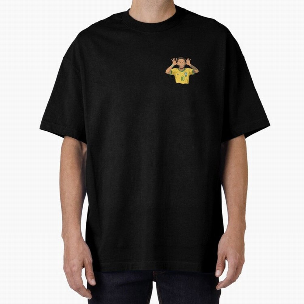 Neymar Brazil ¨C Tongue-Out Celebration | Yellow Kit #10 | Ghibli Style Classic T-Shirt Celebrate the Biggest Stage of Global Football Passion for FIFA World Cup 2026 Group Stage, Featuring Mbappe and Neymar, England, Soccer Culture, Superstar