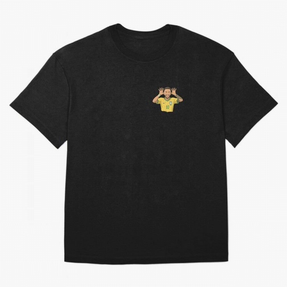 Neymar Brazil ¨C Tongue-Out Celebration | Yellow Kit #10 | Ghibli Style Classic T-Shirt Celebrate the Biggest Stage of Global Football Passion for FIFA World Cup 2026 Group Stage, Featuring Mbappe and Neymar, England, Soccer Culture, Superstar