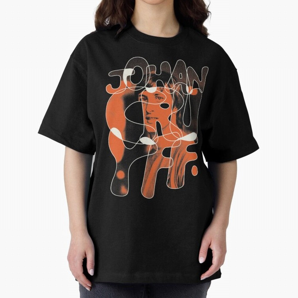 Johan Cruyff ¨C Abstract Football Icon Art Classic T-Shirt Celebrate the Magic of FIFA World Cup 2026 USA Canada Mexico for Fans of Messi, Neymar and Mbappe and Argentina, France and Brazil, Bringing Vintage Soccer Flavor, Modern Football Stars,