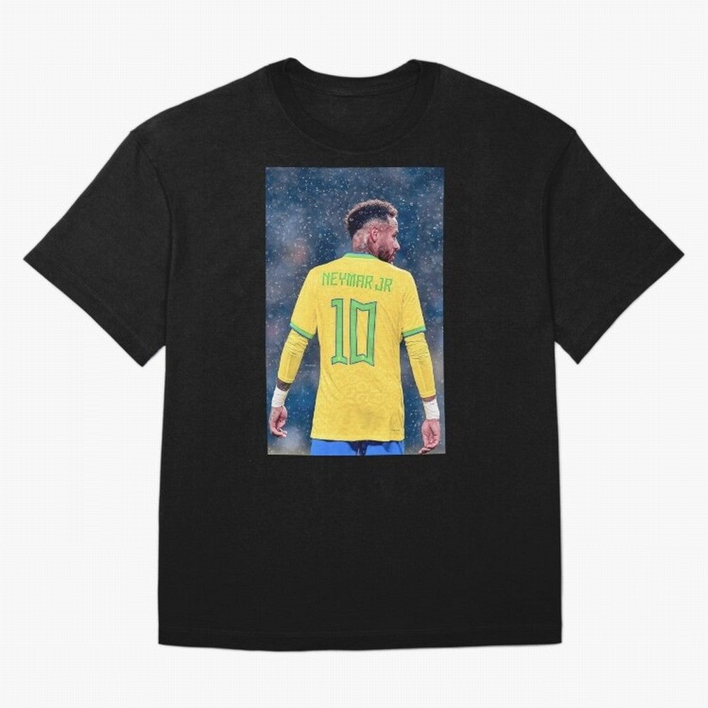 Neymar 10 Brasil world cup 2022 Oversized T-Shirt Represent FIFA World Cup 2026 Group Stage for Fans of Mbappe and Neymar and Spain and Netherlands, Bringing Global Supporter Spirit, Legendary Goals, National Colors and Tournament Celebration;