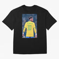 Neymar 10 Brasil world cup 2022 Oversized T-Shirt Represent FIFA World Cup 2026 Group Stage for Fans of Mbappe and Neymar and Spain and Netherlands, Bringing Global Supporter Spirit, Legendary Goals, National Colors and Tournament Celebration;