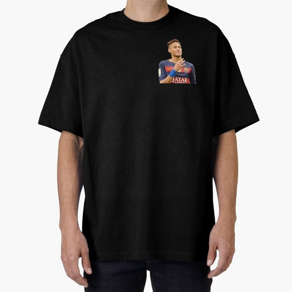 Neymar Oversized T-Shirt Represent Football Lovers during FIFA World Cup 2026 Made for CR7 and Messi, Brazil, Portugal and Argentina Energy, Football History, Final Match Energy, Crowd Noise and Once in a Lifetime Moments; Made for Die Hard