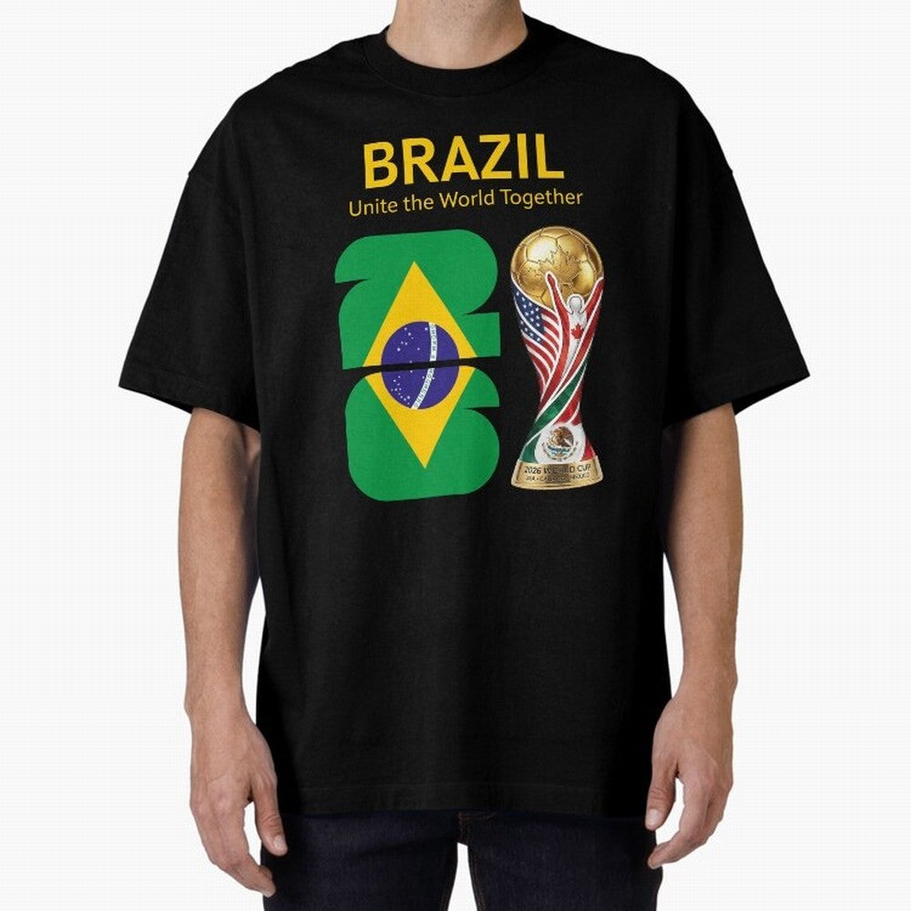 World Cup 2026, IMG 017, BRAZIL 001 Classic T-Shirt Stand Out with Spirit from the FIFA World Cup 2026 Journey through Neymar, Haaland and Cristiano Ronaldo Highlights, Argentina and Brazil Pride, Fan Favorite Moments, National Team Passion, Big