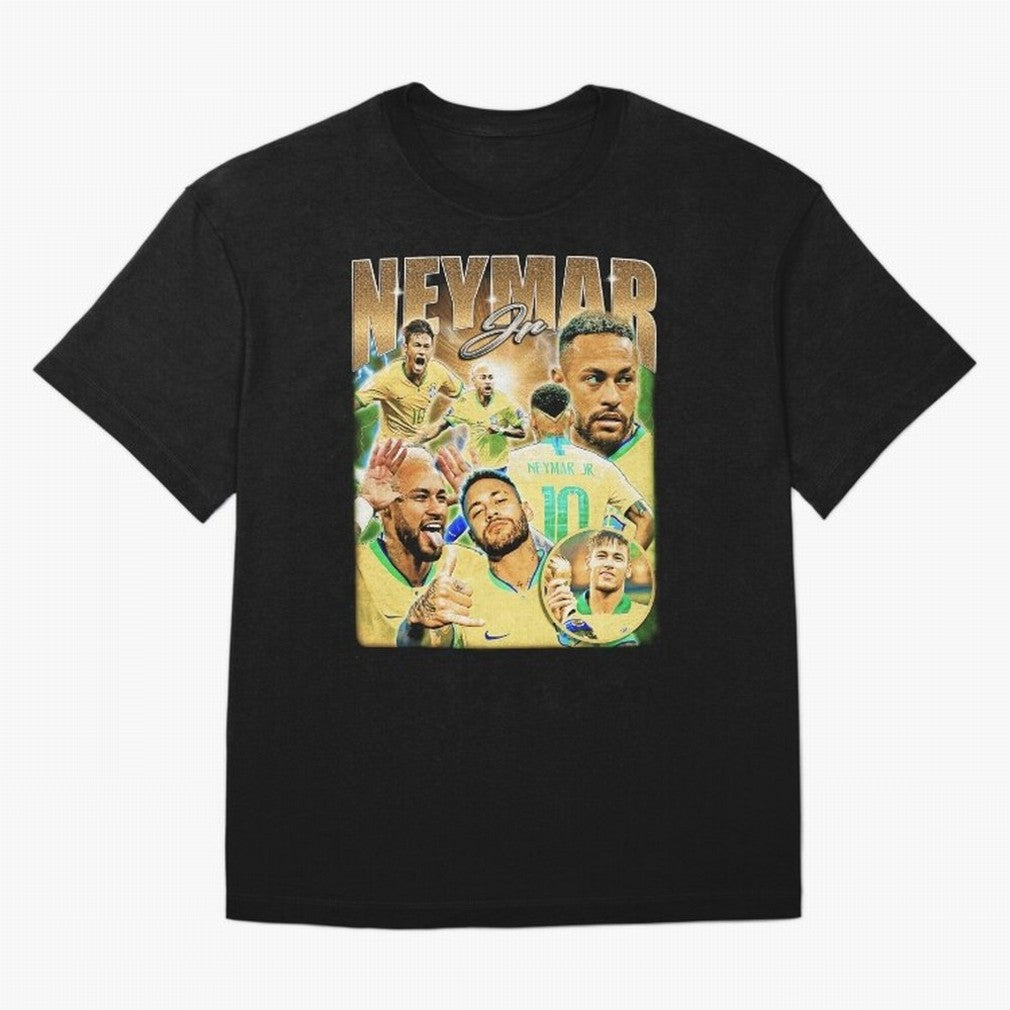 The Best Neymar 10 Vintage 90s Vintage Bootleg Style Oversized T-Shirt Celebrate Global Passion for FIFA World Cup 2026 Built around CR7 and Messi, Spain Energy, Football Festival Excitement, Trophy Ambitions, Country Rivalries and Star Player
