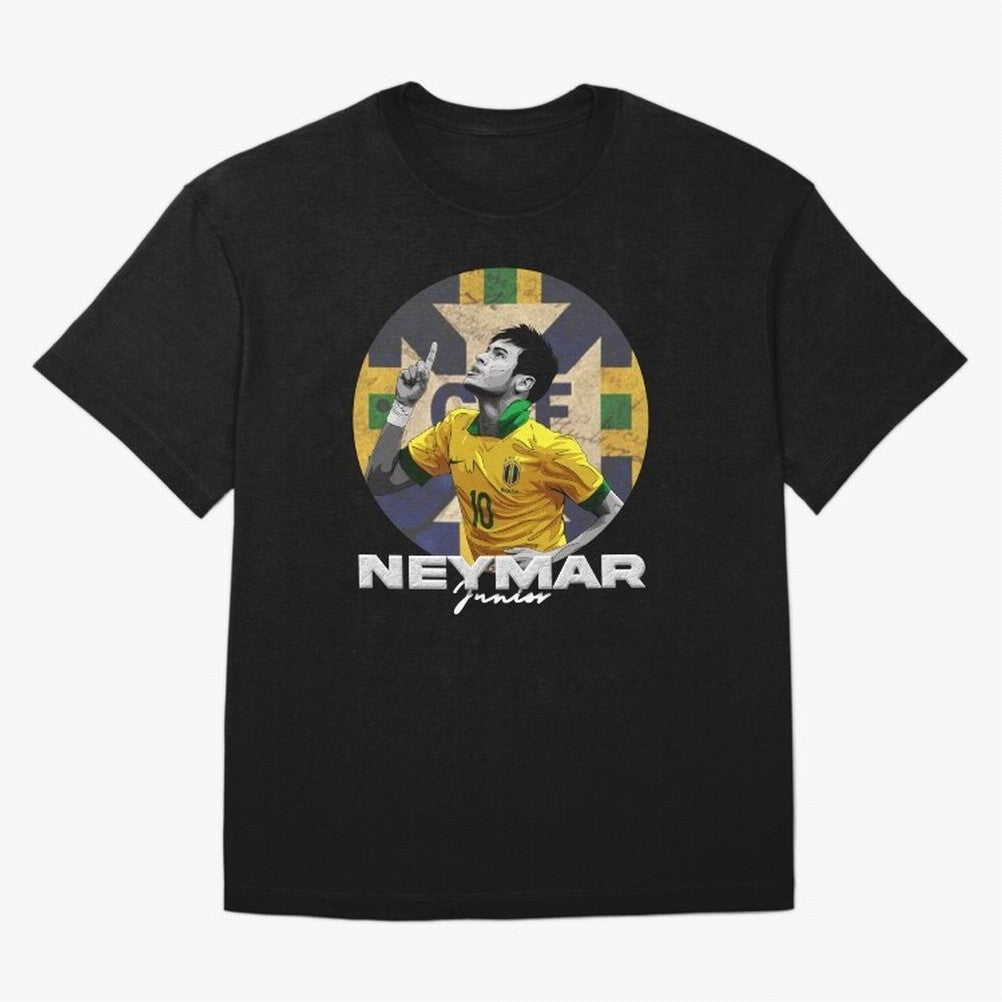 Neymar Junior Oversized T-Shirt Feel International Energy from FIFA World Cup 2026 USA Canada Mexico Centered on CR7, England and Germany Energy, Supporter Pride, Iconic Celebrations, Legendary Names and Global Match Day Energy; Ideal for Fans Who