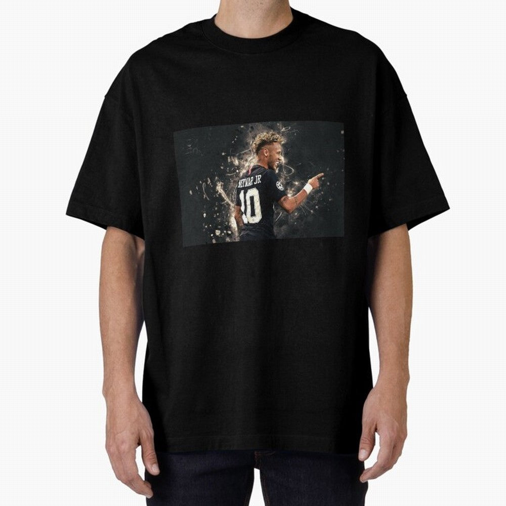 Neymar #111 Oversized T-Shirt Back Your Heroes with Match Day Hype around FIFA World Cup 2026 Group Stage, Cristiano Ronaldo, Brazil, Portugal and Argentina, Tournament Hype, Historic Matchups, Family Viewing Parties and Global Sports Pride;