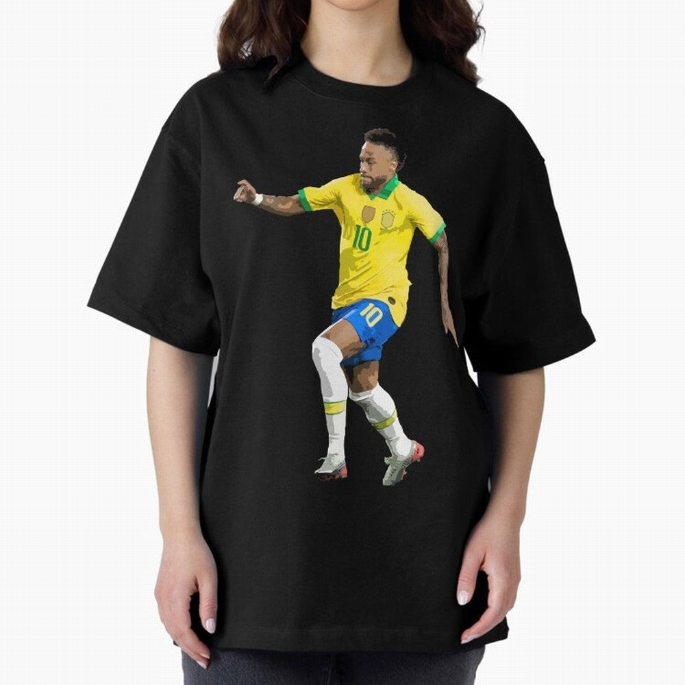 neymar Oversized T-Shirt Make Memories around FIFA World Cup 2026 Group Stage for Fans of Haaland and Spain, Bringing Supporter Pride, Iconic Celebrations, Legendary Names and Global Match Day Energy; Perfect for Supporters Who Want Bold Football