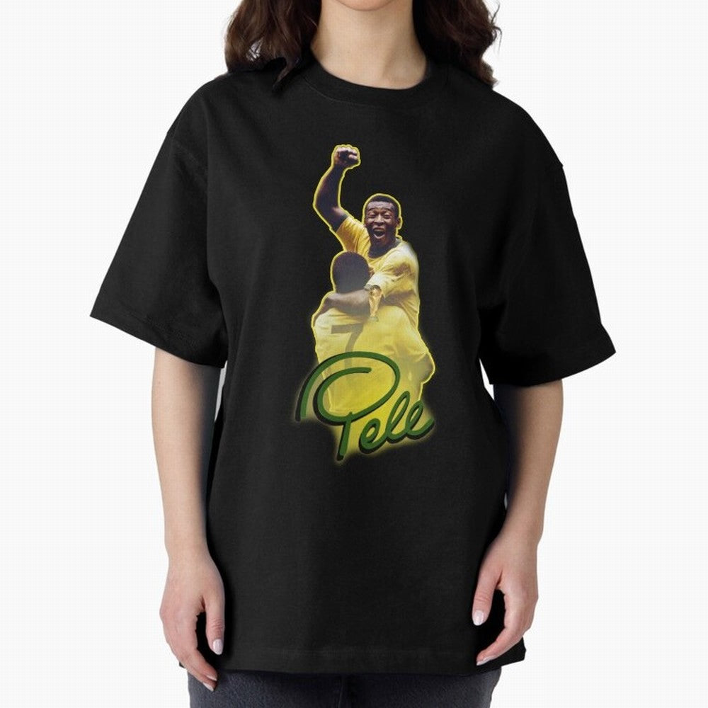 Pele World Cup Brazil Essential T-Shirt Bring Retro Soccer Energy to FIFA World Cup 2026 Group Stage for Fans of Mbappe and Neymar and Portugal, Spain and Germany, Bringing Soccer Culture, Superstar Moments, National Team Dreams and Competitive