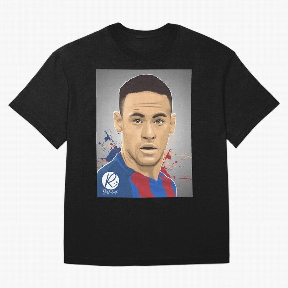 NEYMAR Oversized T-Shirt Follow the Final Road of FIFA World Cup 2026 USA Canada Mexico Spirit, Highlighting England and Germany, Messi and Cristiano Ronaldo, Match Day Excitement, Supporter Culture, Golden Goals and Global Football Passion; Made