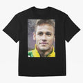 Neymar Oversized T-Shirt Honor the Beautiful Game during FIFA World Cup 2026 for Fans of Cristiano Ronaldo and France and Portugal, Bringing Match Day Excitement, Supporter Culture, Golden Goals and Global Football Passion; Ideal for Passionate