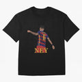 Neymar Oversized T-Shirt Celebrate National Team Dreams in FIFA World Cup 2026 Group Stage Spirit, Highlighting Argentina and Brazil, Cristiano Ronaldo, Championship Spirit, Famous Goals, Roaring Crowds and International Football Unity; Perfect for