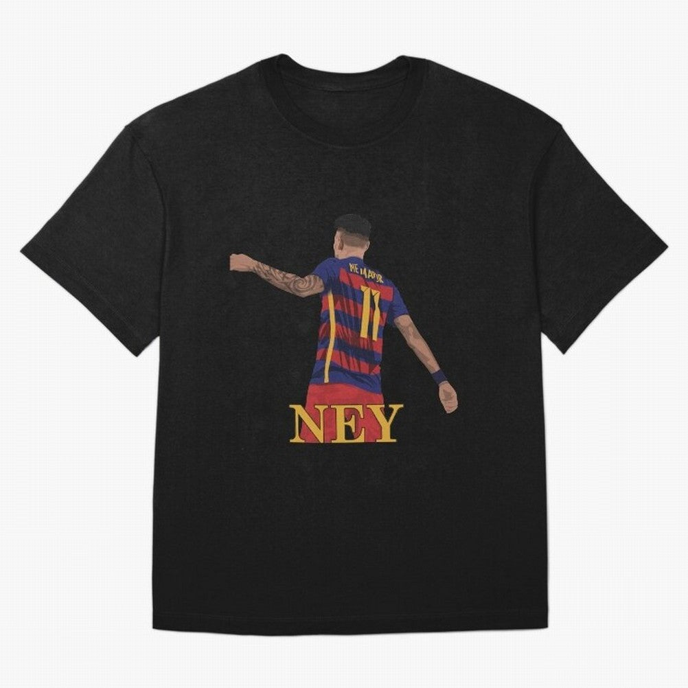 Neymar Oversized T-Shirt Celebrate National Team Dreams in FIFA World Cup 2026 Group Stage Spirit, Highlighting Argentina and Brazil, Cristiano Ronaldo, Championship Spirit, Famous Goals, Roaring Crowds and International Football Unity; Perfect for